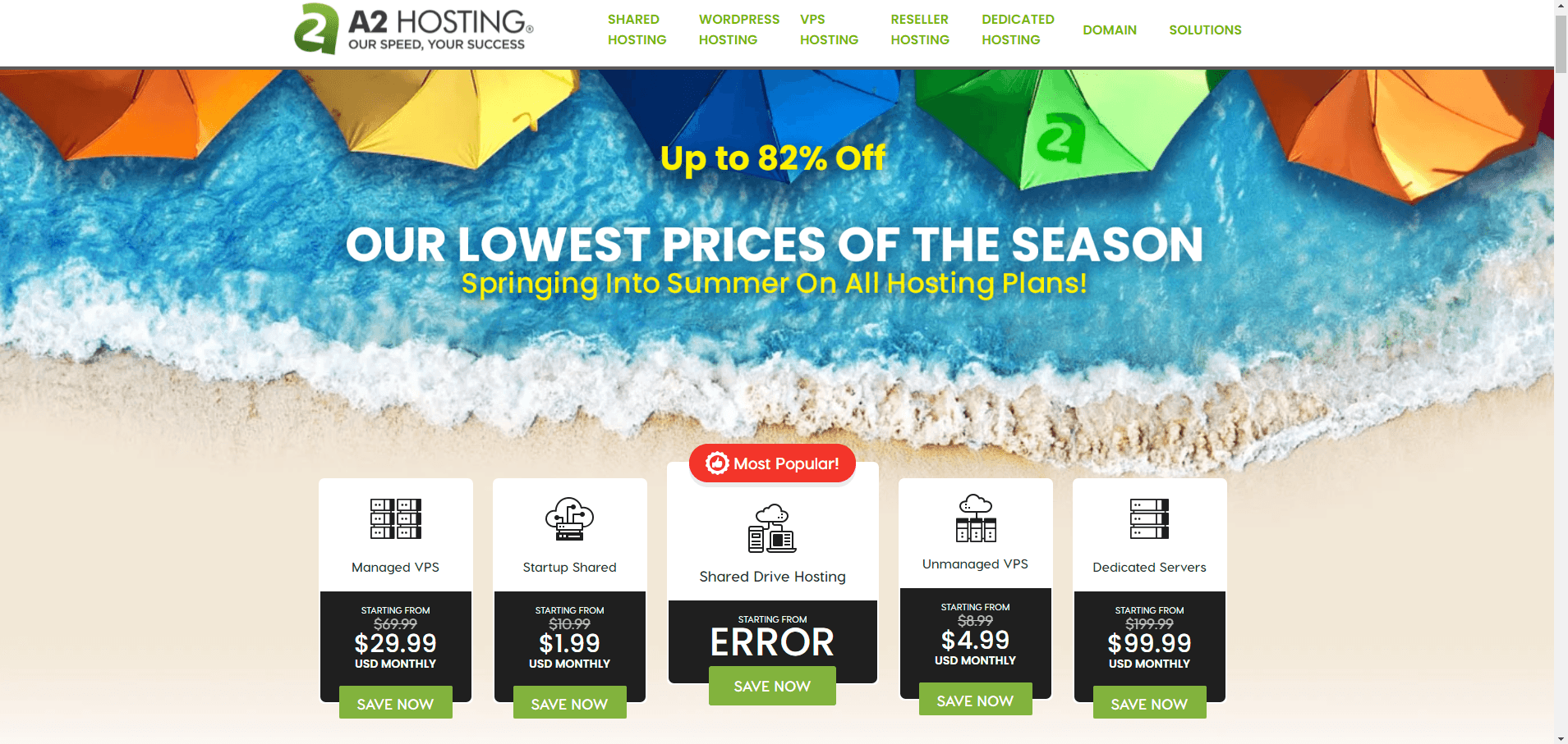 A2Hosting WordPress Hosting