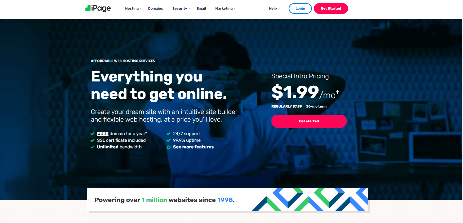 iPage WordPress hosting